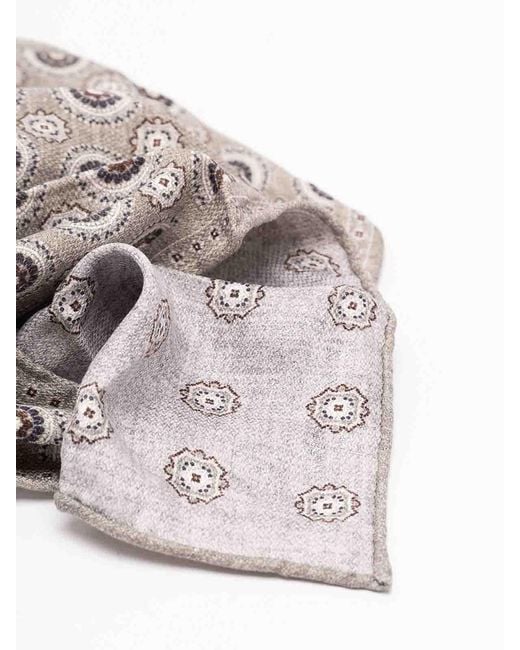Brunello Cucinelli Gray Pochette for men