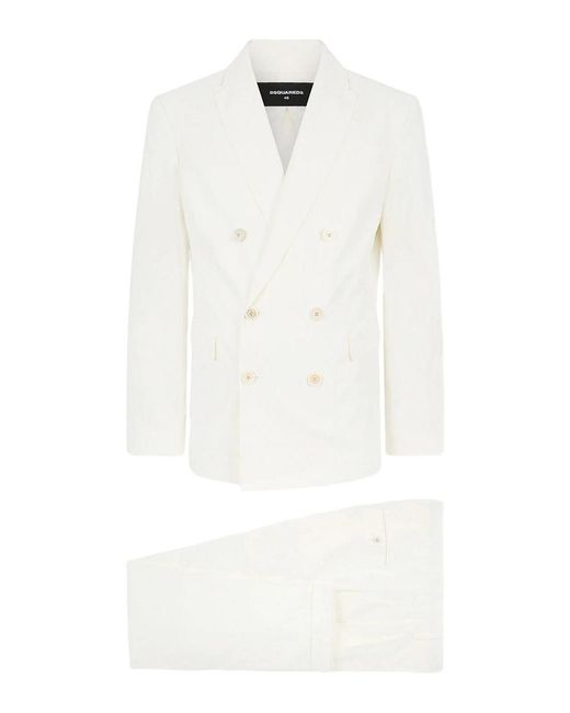 DSquared² White Casablanca Suit for men