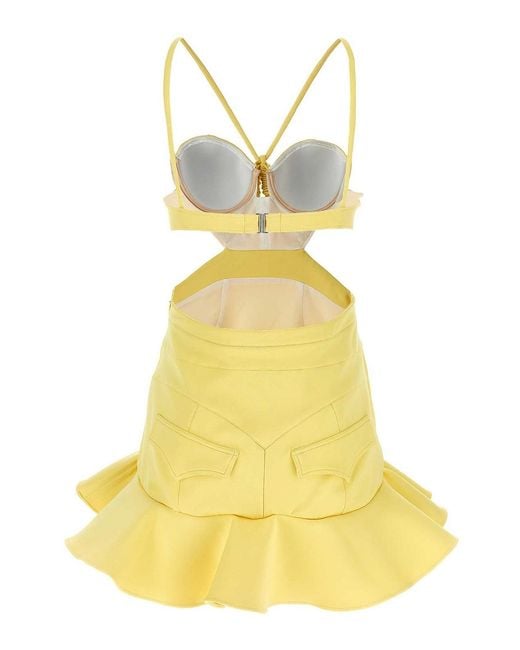 Rabanne Yellow Mini Dress