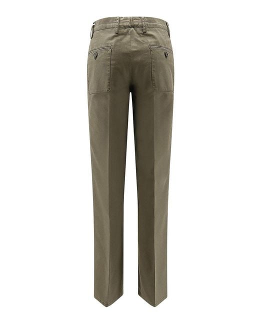 Aspesi Green Cotton Trousers