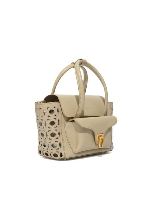 Coccinelle Metallic Beat Double Monogram Small Bag