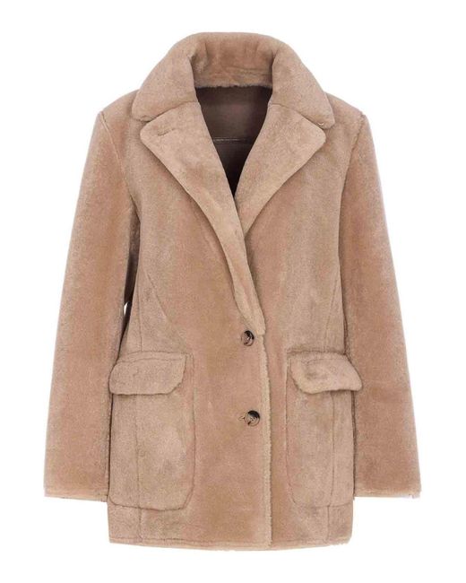 Urbancode Natural Reversible Faux Fur Jacket