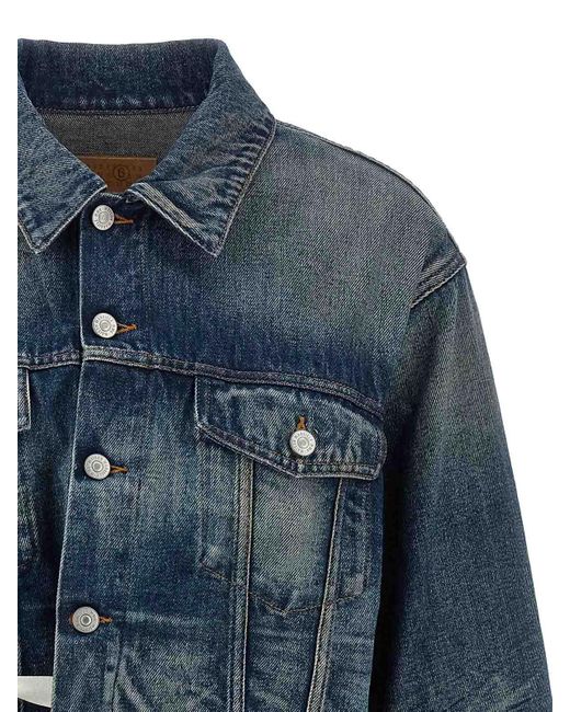 MM6 by Maison Martin Margiela Blue Tape Denim Jacket
