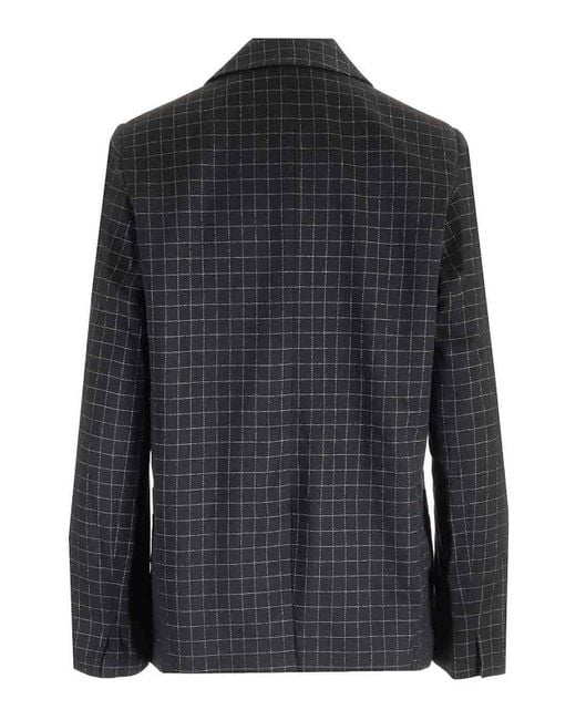 Forte_forte Black Boxy Fit Blazer