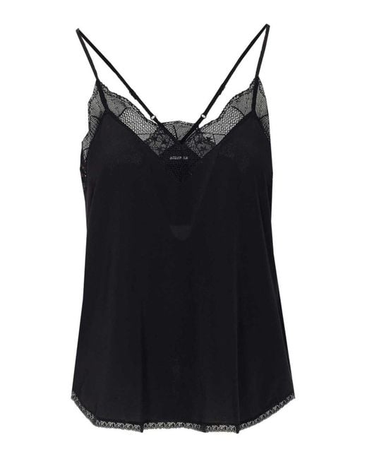 Zadig & Voltaire Black Christy Cdc Tank Top