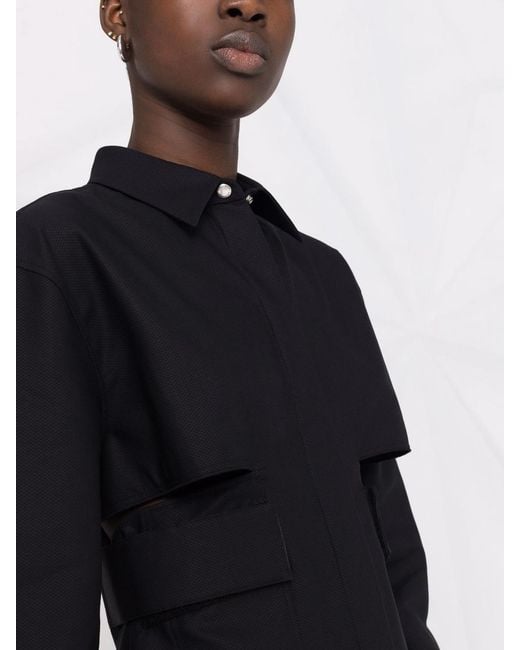 Givenchy Blue A-Line Shirt Dress