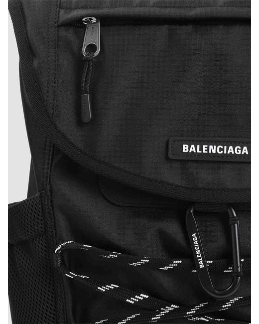 Balenciaga Black Hike Backpack for men