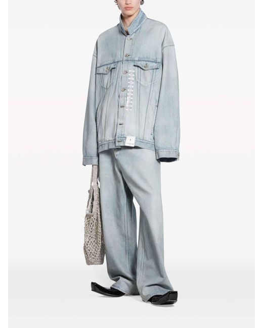 Balenciaga Blue Denim Jacket for men