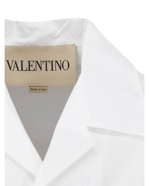 Valentino Garavani White Vgold Cotton Shirt for men
