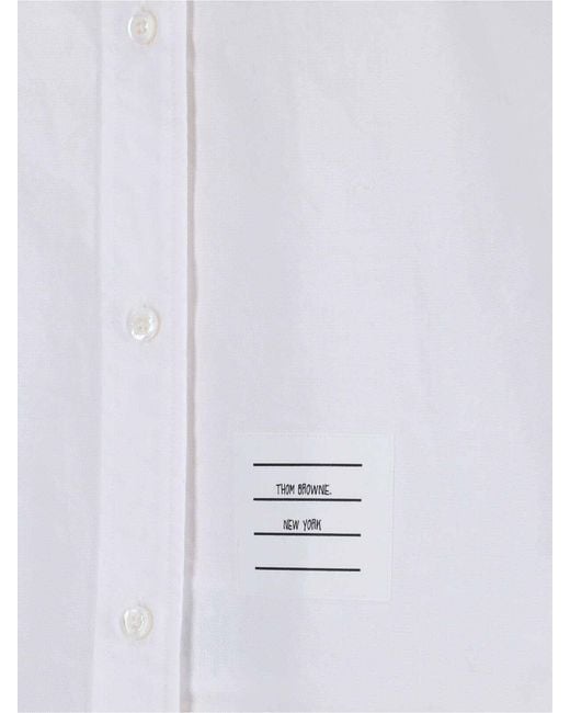 Thom Browne White Hector Trophy Shirt