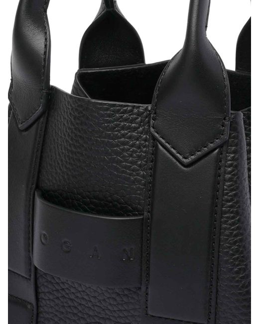 Hogan Black Small Script Handbag