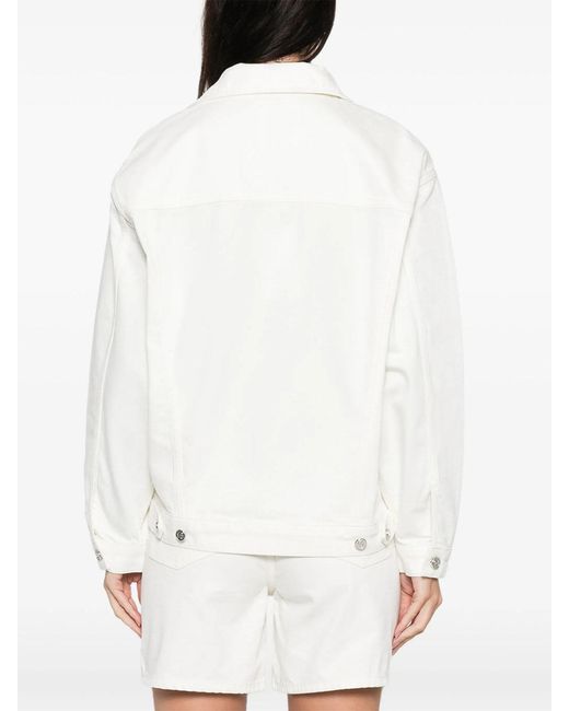 Anine Bing White Outerwear