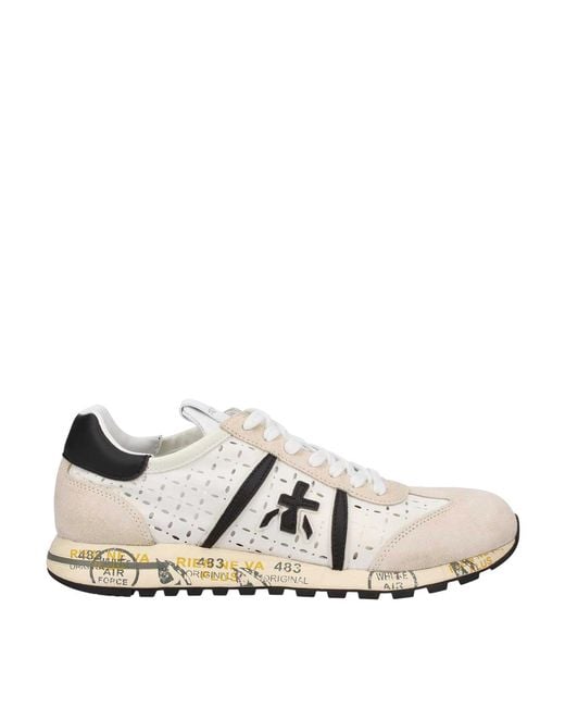 Premiata White Lucyd Sneakers