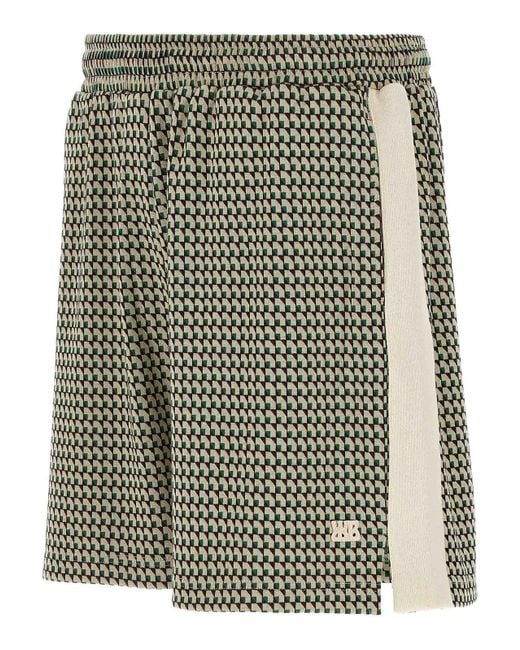 Wales Bonner Green 'Power Short' Shorts for men