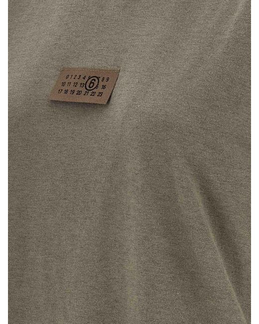 MM6 by Maison Martin Margiela Green Patch T-Shirt