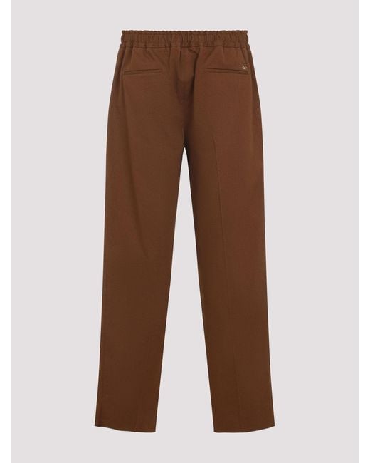 Valentino Brown Wool Pants for men
