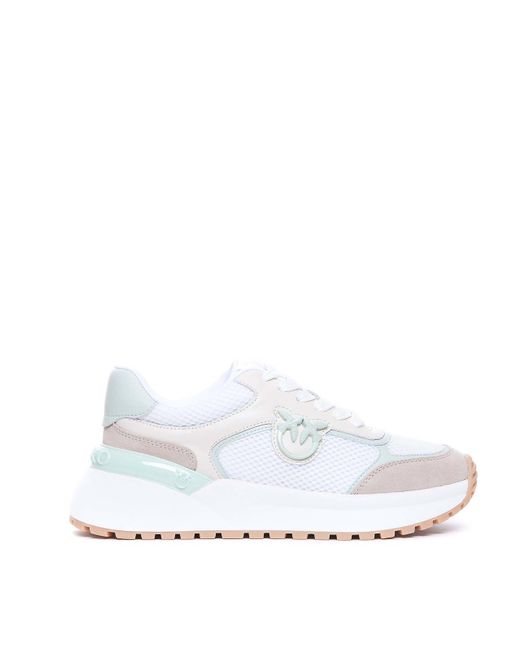 Pinko White Gem 01 Sneakers