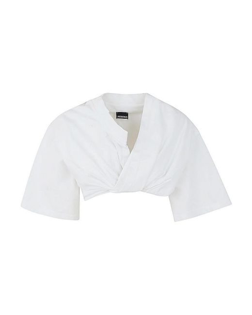Jacquemus White Cotton T-shirt