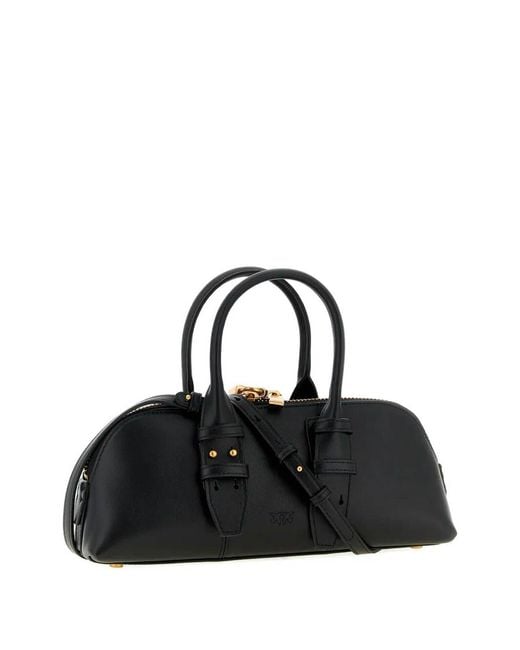 Pinko Black Bowling Bag Horizontal