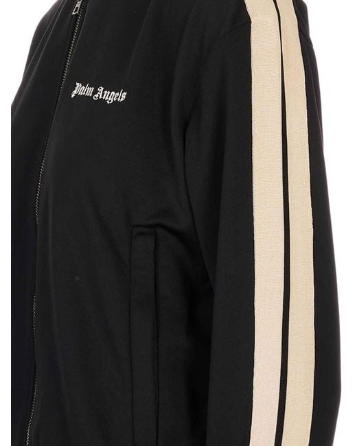 Palm Angels Black Classic Logo Track Bomber