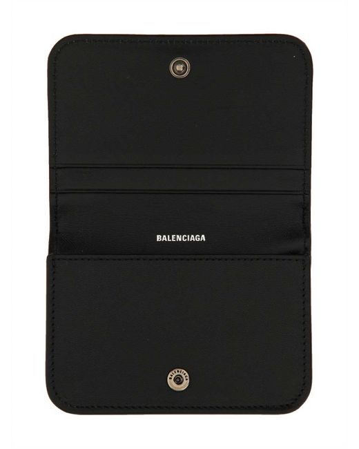 Balenciaga Black Card Holder Monk