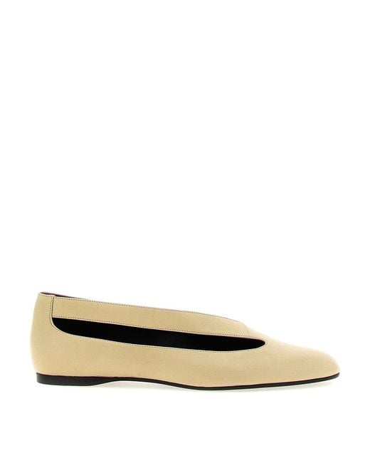 Khaite Natural 'Diana' Ballet Flats