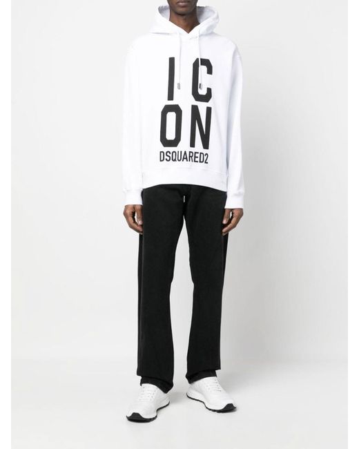DSquared² White Hoodie S79Gu0108-S25516 for men