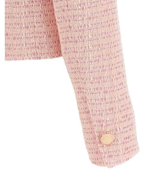 Tagliatore Pink Idelle Blazer