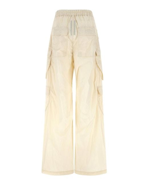 Rick Owens Natural Double Cargo Jumbo Belas Pants