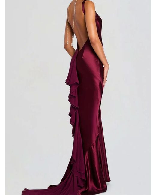 retroféte Purple Evening Dress