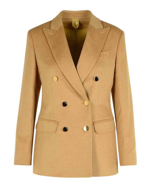 Max Mara Natural Pesche Camel Blazer
