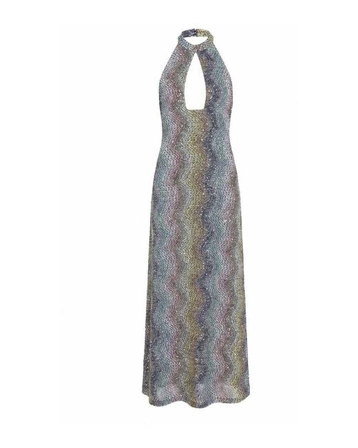 Missoni Gray 'Caperdoni' Sleeveless Long Dress