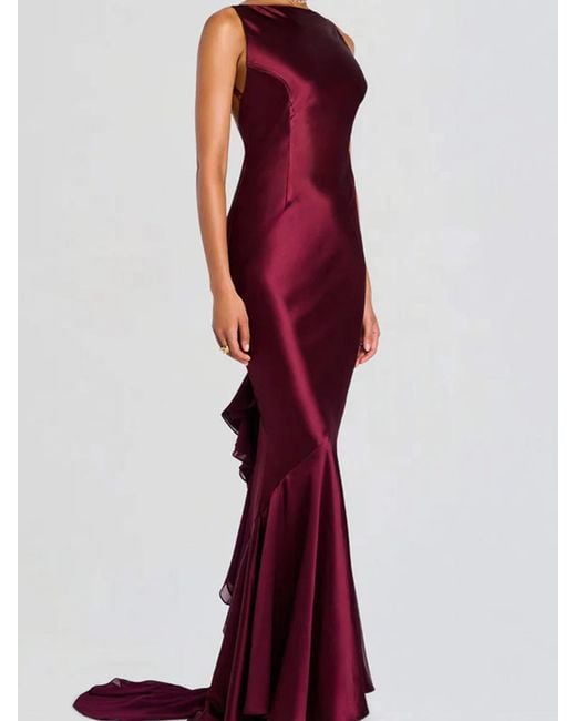 retroféte Purple Evening Dress