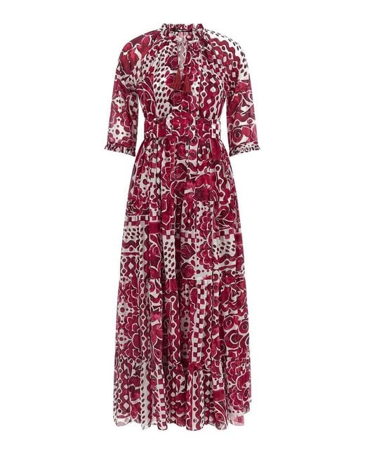 Samantha Sung Red Maxi Dresses