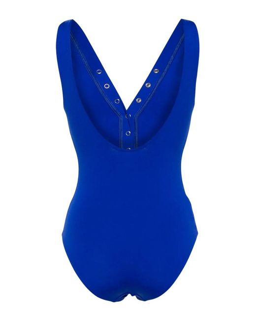 Eres Blue Swim Suit With Snap Buttons France Size