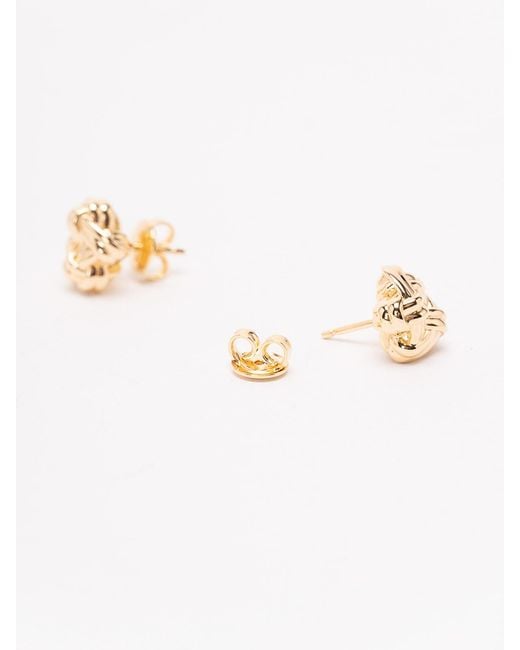 Bottega Veneta Metallic Earrings