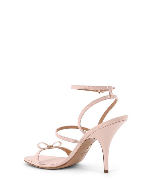 Ferragamo Pink Ariel 95 Sandals