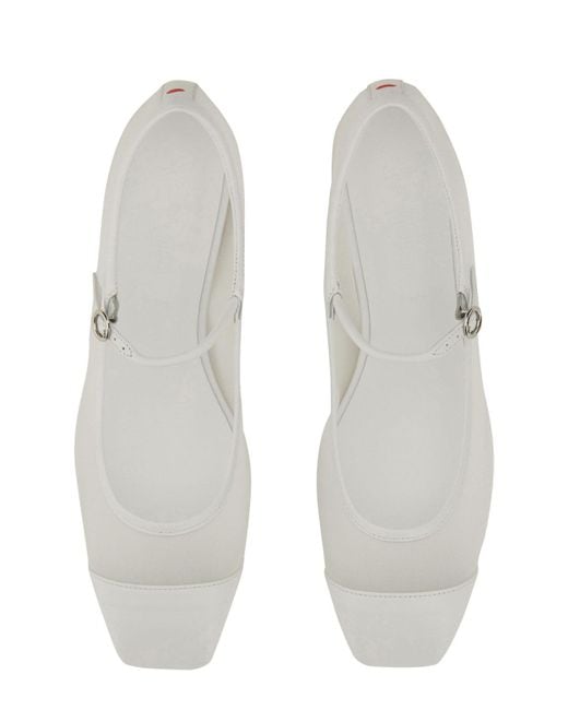 Aeyde White Flat Shoes