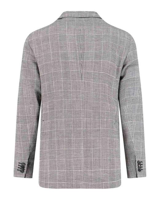 Tagliatore Gray Single-Breasted Blazer for men