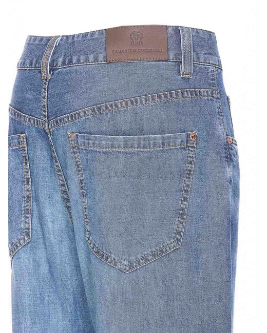 Brunello Cucinelli Blue Denim Jeans