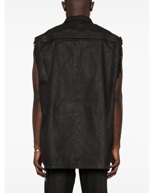 Rick Owens Black Vests for men