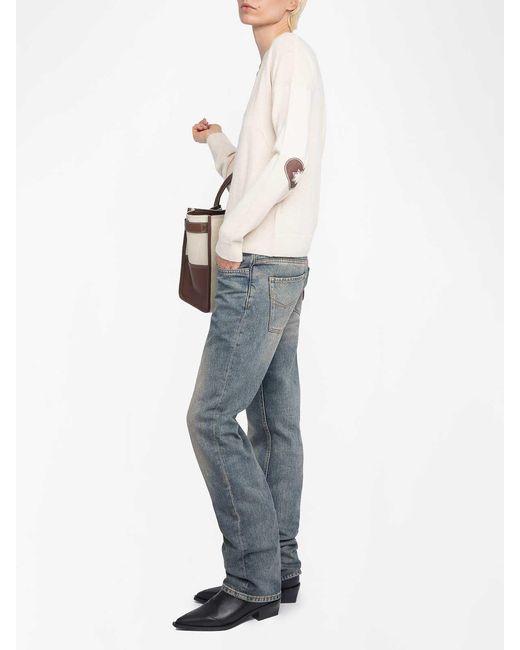 Zadig & Voltaire Natural Vivi Lc Patch Heart