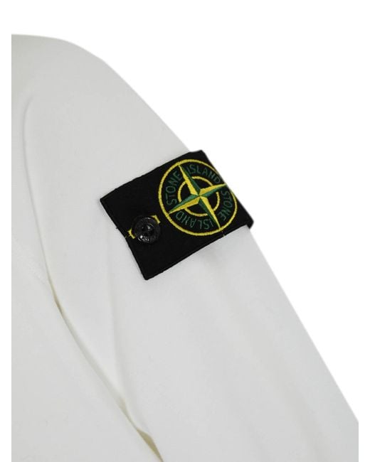 Stone Island White Sweatshirt 6100044 for men