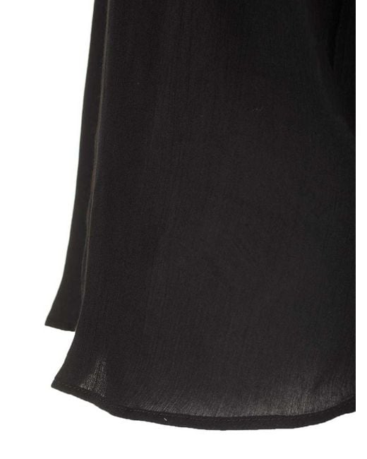 AMI Black Top Viscose Cracks