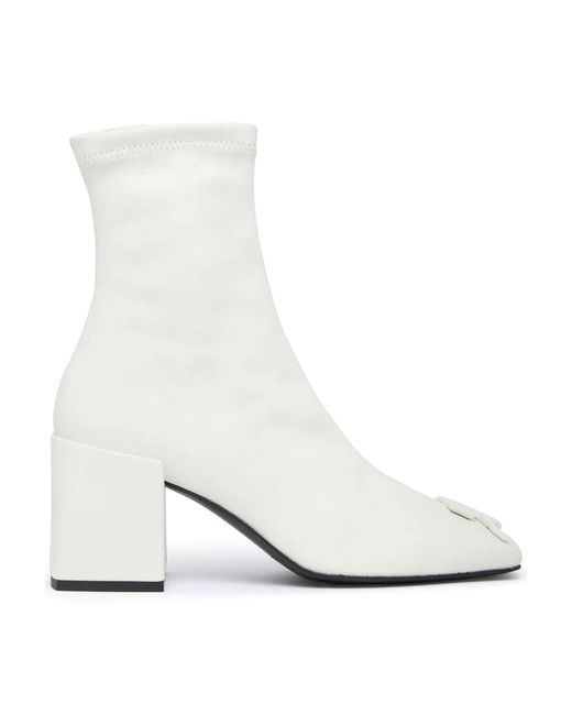 Courreges White Reedition Ac Ankle Boots