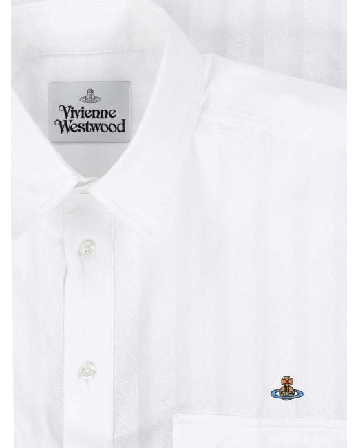 Vivienne Westwood White Achilles Shirt for men