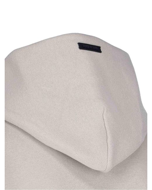 Fear Of God White Hooded Sweatshirt for men