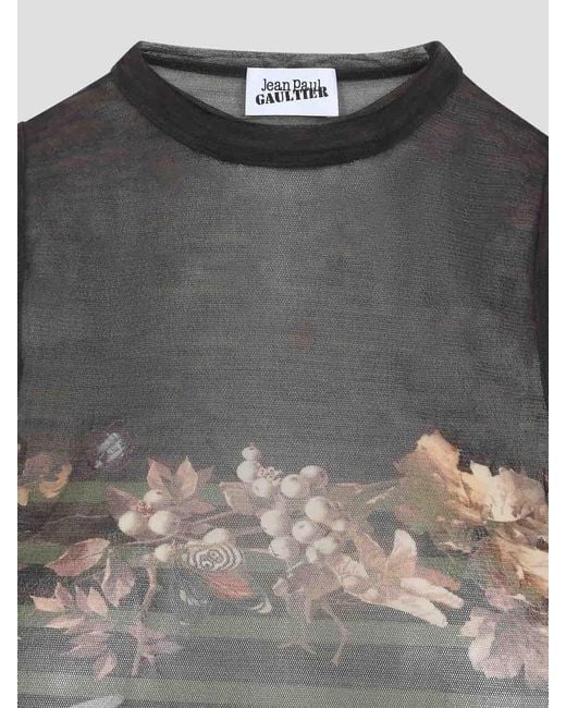 Jean Paul Gaultier Gray Mariniere Grape Top