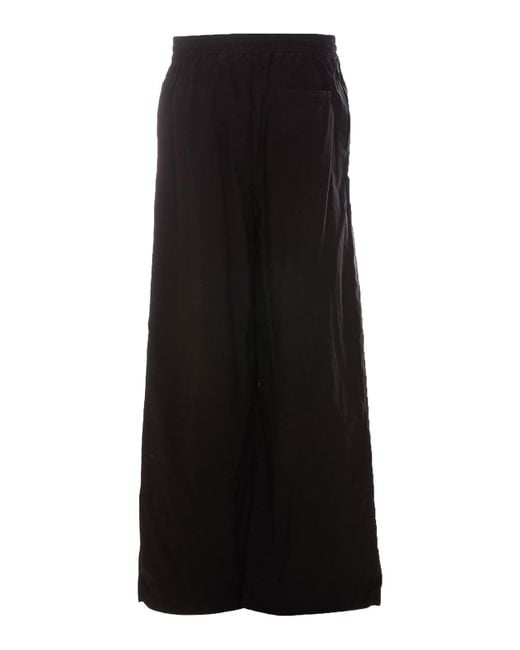 Off-White c/o Virgil Abloh Black Front Logo Patch Trousers for men