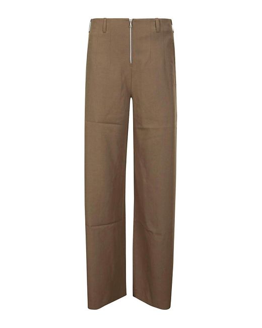 Our Legacy Brown Straight Leg Trousers